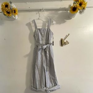Stripe Overall Jumpsuit